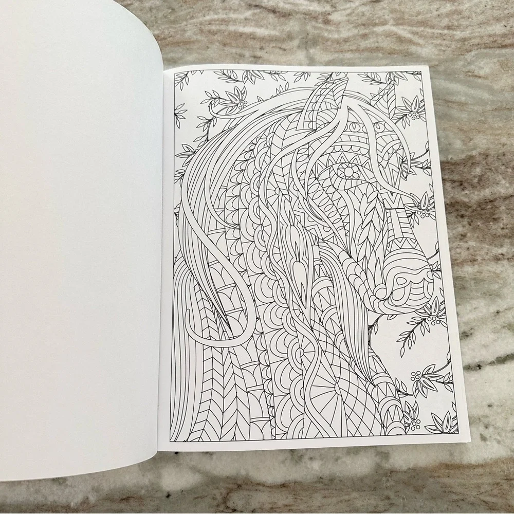 New Adult Coloring Book - Animals - Timeless Creations Creatures Of Beauty